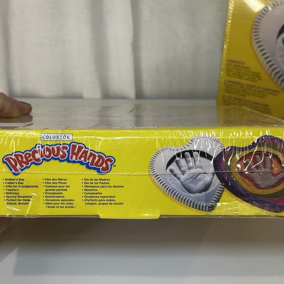 2 PackPrecious Hands Plaster Molding Kit 3D Keepsake Heart Shape Wall Mount New - Picture 6 of 6